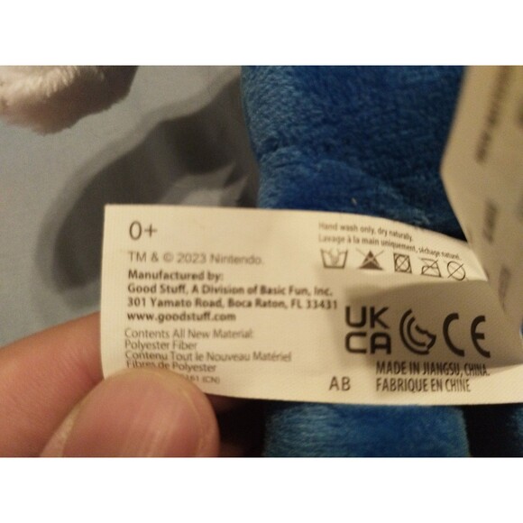 2023 Super Mario Bros. Luigi 10" Plush Stuffed Toy - Nintendo - Good Stuff - Picture 4 of 4